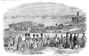 Bearskin Prints: H.B.M. Foot Guards encamped at Scutari - from a daguerreotype by Mr