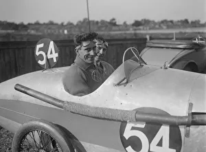 Co Driver Prints: HC Munday in his AC at the JCC 200 Mile Race