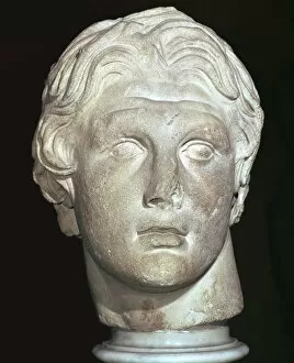 Bergama Gallery: Head of Alexander the Great, 4th century