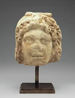 Head of Alexander the Great as Hermanubis, 2nd century. Creator: Unknown