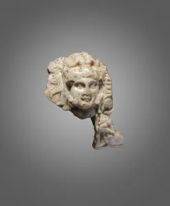 Scabbard Prints: Head of Alexander as Herakles. From the Oxus Temple