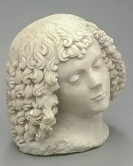 Statuette Prints: Head of an Angel, c.betwen 1490 and 1506. Creator: Benedetto Briosco