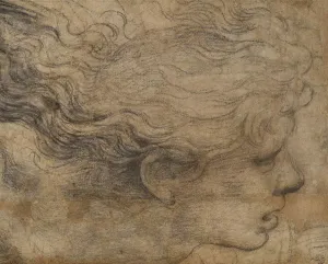 Roman School Prints: Head of an Angel. Creator: Raphael (Raffaello Sanzio da Urbino) (1483-1520)