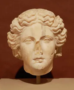 Head of Apollo (from the Lansdowne Artemis), 1st or 2nd century copy... Creator: Kephistodotos the Elder