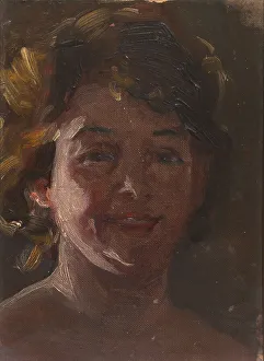 Alice Pike Barney Gallery: Head of the Artist, late 19th-early 20th century. Creator: Alice Pike Barney
