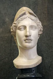 Wisdom Prints: Head of Athena, Goddess of Wisdom and Just War, and patroness of crafts, early 1st century