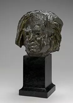 Balzac Honore De Honore Balssa Gallery: Head of Balzac, model 1897. Creator: Auguste Rodin