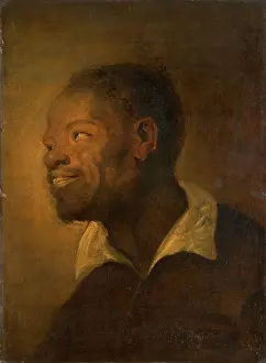 Dyke Sir Anthony Van Prints: Head of a Black African, c1640-1650. Creator: Follower of Anthony van Dyck