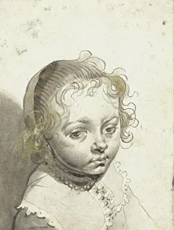 Gerard Ter Borch The Elder Prints: Head of a blonde child, 1594-1662. Creator: Gerard ter Borch I