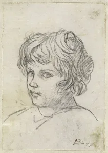 Head of a Boy, 1775/80. Creator: Jacques-Louis David