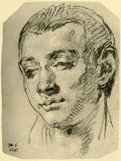 Head of a Boy, mid 18th century, (1928). Artist: Giovanni Battista Tiepolo Head of a Boy, mid 18th century, (1928). Artist: Giovanni Battista Tiepolo