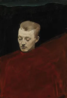 Knut Magnus Enckell Prints: Head (Bruno Aspelin), 1894. Creator: Magnus Enckell