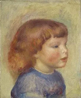 1906 Prints: Head of a Child, c1906. Creator: Pierre-Auguste Renoir