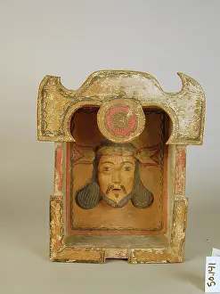 Damage Prints: Head of Christ, 19th century. Creator: Unknown