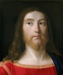 Andrea Ca 1480 1528 Prints: Head of Christ, c 1512. Creator: Previtali, Andrea (ca 1480-1528)
