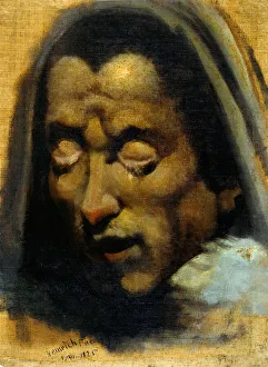 Fuessli Heinrich Prints: Head of a Damned Soul from Dante's Inferno
