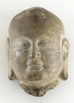 Head of the disciple Ananda, Northern Qi dynasty, 550-577. Creator: Unknown Head of the disciple Ananda, Northern Qi dynasty, 550-577. Creator: Unknown
