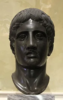 Head of Doryphoros, early 1st century. Artist: Unknown Head of Doryphoros, early 1st century. Artist: Unknown