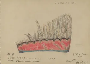 Artists Notes Prints: Head Dress, 1935/1942. Creator: Mary Berner