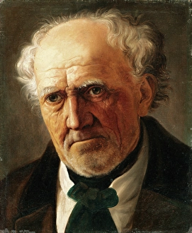 Vojtech Prints: Head of an elderly man, 1860-1865. Creator: Vojtech Klimkovic