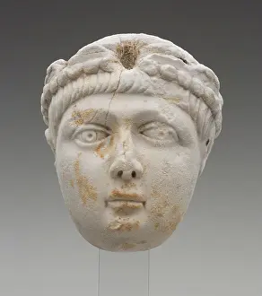 4th Century Prints: Head of Emperor Honorius as a Child, late 4th century. Creator: Unknown