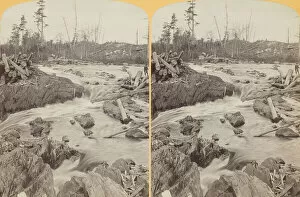Bennett Henry Hamilton Gallery: At the Head of the Falls above Thompson, 1889. Creator: Henry Hamilton Bennett