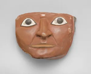 Head Fragment from a Large Ceremonial Jar, A. D. 700 / 800. Creator: Unknown