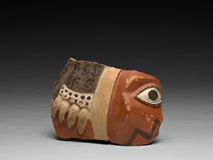 Head Fragment from a Large Ceremonial Jar, A. D. 700 / 800. Creator: Unknown