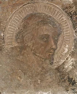 Head Of A Franciscan, 1319-47. Creator: Pietro Lorenzetti