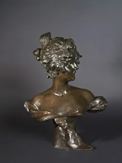 Head of a Girl, 1870-1920. Creator: Georges van der Straeten