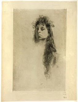 Blum Robert Frederick Gallery: Head of a Girl, n.d. Creator: Robert Frederick Blum