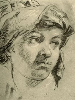 Head of a Girl with a Turban, mid 18th century, (1928). Artist: Giovanni Battista Tiepolo