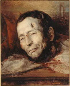Canvasmaterial Prints: Head of Giuseppe Fieschi (1790-1836)