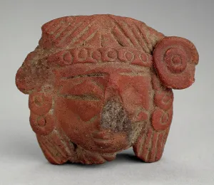 Central Asia Prints: Head of a Goddess, 1st century BC. Creator: Unknown