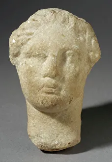 Graeco Roman Prints: Head, Greco-Roman Period (305 BCE-337 CE). Creator: Unknown