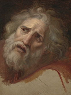 Trojan Prints: Head of Laocoon, about 1790. Creator: Andrea Appiani