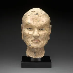 Head of Luohan, Northern Song, Liao, or Jin dynasty, c. 11th century. Creator: Unknown