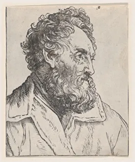 Jan Lievens Doude Prints: Head of a Man, 17th century. Creator: Jan Lievens