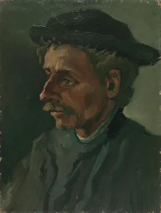 Van Gogh Museum Prints: Head of a Man, 1885. Creator: Gogh, Vincent, van (1853-1890)