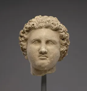 Chubby Prints: Head of a Man, 325-275 B.C. Creator: Unknown