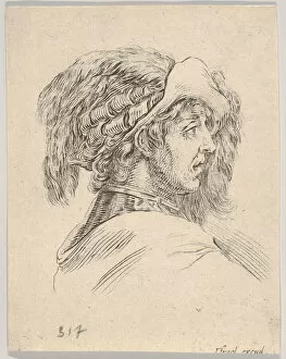 Stefano Della Gallery: Head of a Man without a Beard, Turned in Profile to the Right