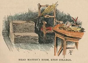 Private School Gallery: Head Masters Room, Eton College, 19th century. Creator: Unknown