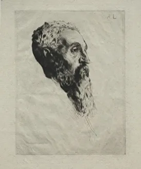 Head of a Model. Creator: Alphonse Legros (French, 1837-1911)