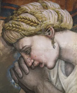 Herod The Great Prints: Head of a Mother from the Massacre of the Innocents. Creator: Romano, Giulio