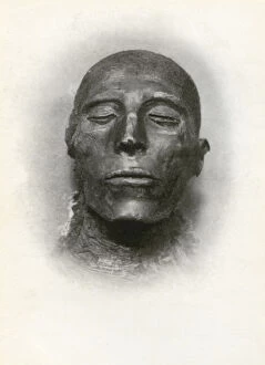 Head of the mummy of Sety I, Ancient Egyptian pharaoh of the 19th Dynasty, c1279 BC (1926)