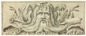 Sea Bed Prints: Head of Neptune, 18th century. Creator: James Barry