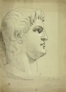 Haydon Benjamin Prints: Head of Nero in the British Museum, n.d. Creator: Benjamin Robert Haydon