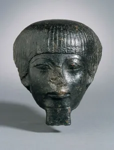 14th Century Bc Prints: Head of an Official, 1391-1353 B.C.. Creator: Unknown