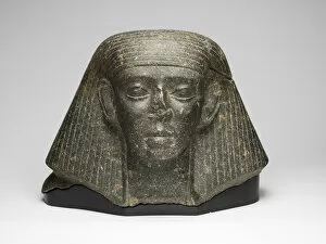 Granite Gallery: Head of an Official, Egypt, Middle Kingdom, Dynasty 13 (1773-1650 BCE). Creator: Unknown