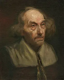 Tired Prints: Head of an Old Man, 1900-1920. Creator: Ludovit Pitthordt